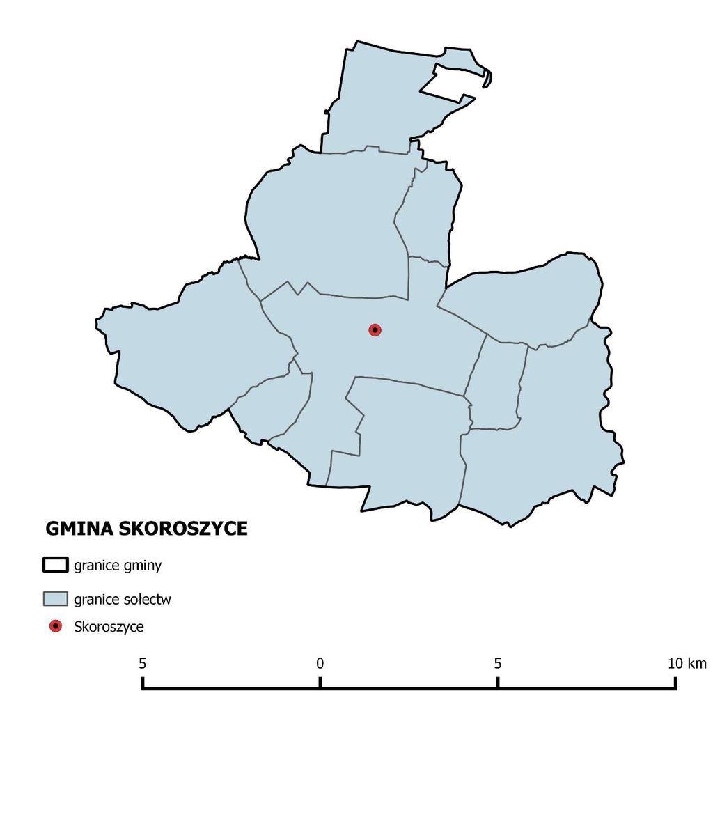 Mapa 18 Mapa gminy Skoroszyce Strona