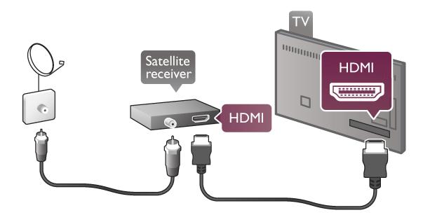 "czenia. Wszystkie gniazda HDMI telewizora obs!uguj" sygna!y ARC (Audio Return Channel). Jednak po pod!"czeniu zestawu kina domowego telewizor mo&e wysy!a# sygna!y ARC tylko przez to po!"czenie.