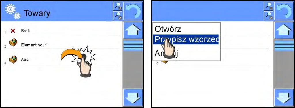 16.6. Aktualizacja masy detalu w bazie danych Wyznaczoną masę jednostkową detalu można przypisać do towaru w bazie danych.