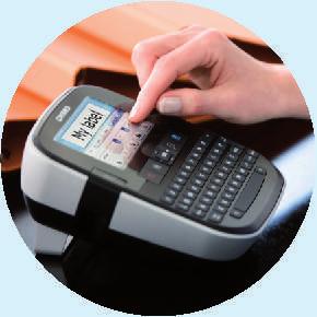 drukarki etykiet, taśmy Drukarka etykiet z ekranem dotykowym i interfejsem dla PC DYMO LabelManager 500TS z ekranem