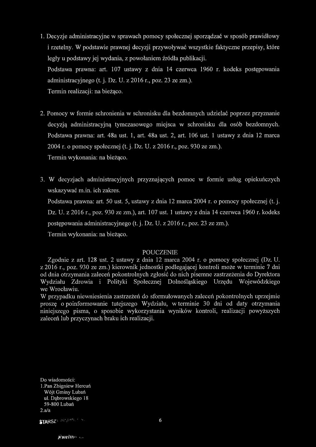 kodeks postępowania administracyjnego (t. j. Dz. U. z 20