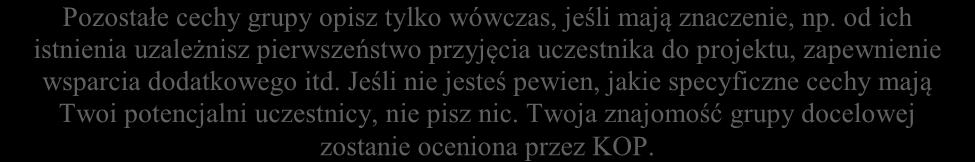 III. OPIS PROJEKTU W KONTEKŚCIE WŁAŚCIWEGO CELU SZCZEGÓŁOWEGO RPO WiM 2014-2020 3.