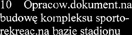kornpleksu sportorekreac.na bazie stadionu 20.096 B20.