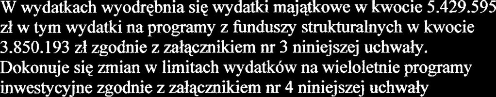 000 zl: 1) ir6dlami pokrycia deficytu sqprzychody pochodqce z poiyczki z WFOS~GW; Przychody budietu sklasyfikowane wedlug paragrafbw okreslajqcych ich ir6dlo zestawione sq w zalqcniku Nr