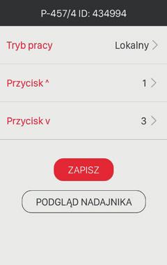 da się zdalnie dopisać tylko jeden nadajnik do jednego odbiornika SRP-22. W celu zdalnego dopisania wybranych przycisków nadajnika do SRP-22 należy: 1. Wybrany odbiornik SRP-22 sparować z kontrolerem.