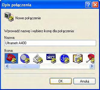 7. PORT SZEREGOWY, KOMUNIKACJA, DRUKOWANIE Warstwomierz wyposażony jest w port szeregowy typu RS232 o następujących parametrach transmisji: szybkość - 9600 bitów/s, parzystość - brak, ilość bitów