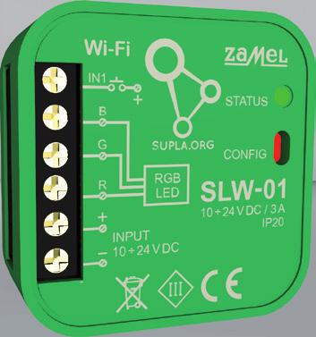 a ęta steruj choinką za pomocą smartfona SLW-01 ledów RGB Masz dość setki pilotów w Twoim domu? Steruj wszystkimi paskami oświetlenia RGB za pomocą smartfona dzięki Supli i sterownikom SLW-01.