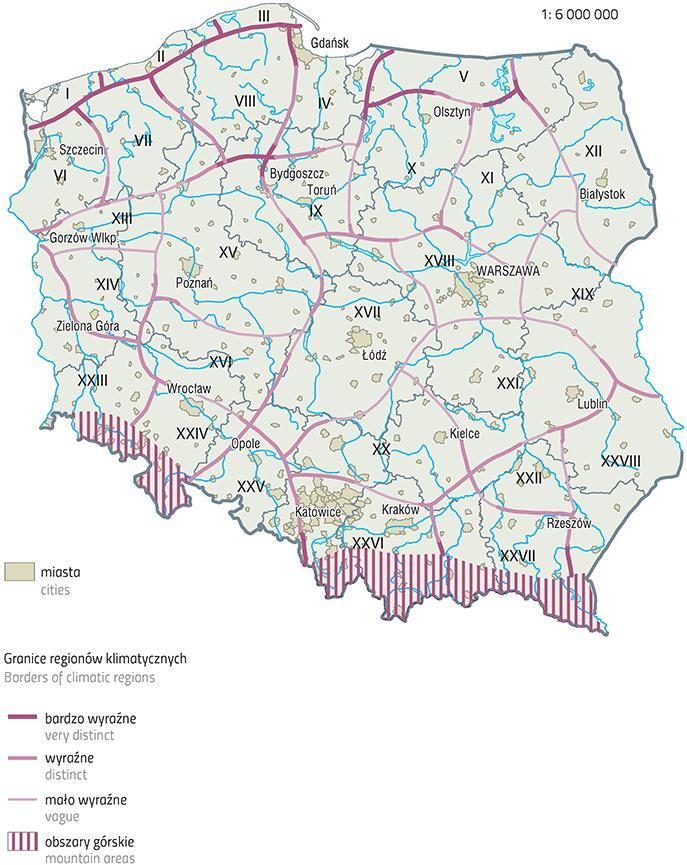 Rysunek 4 - Podział kraju na regiony