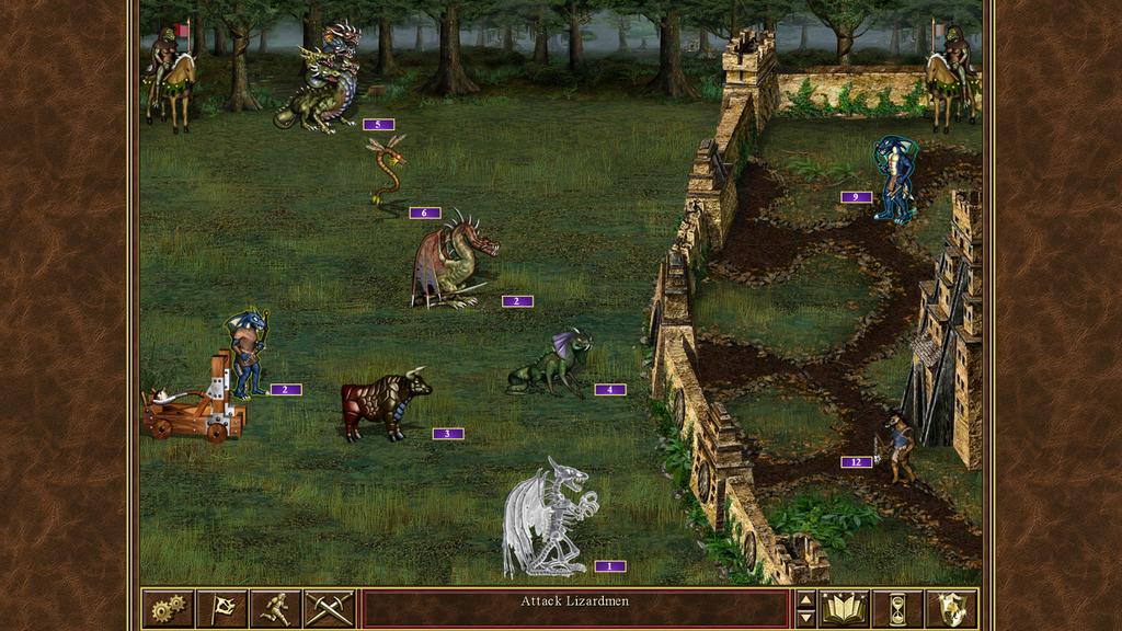 Rysunek: Poziom trudności Heroes of Might and