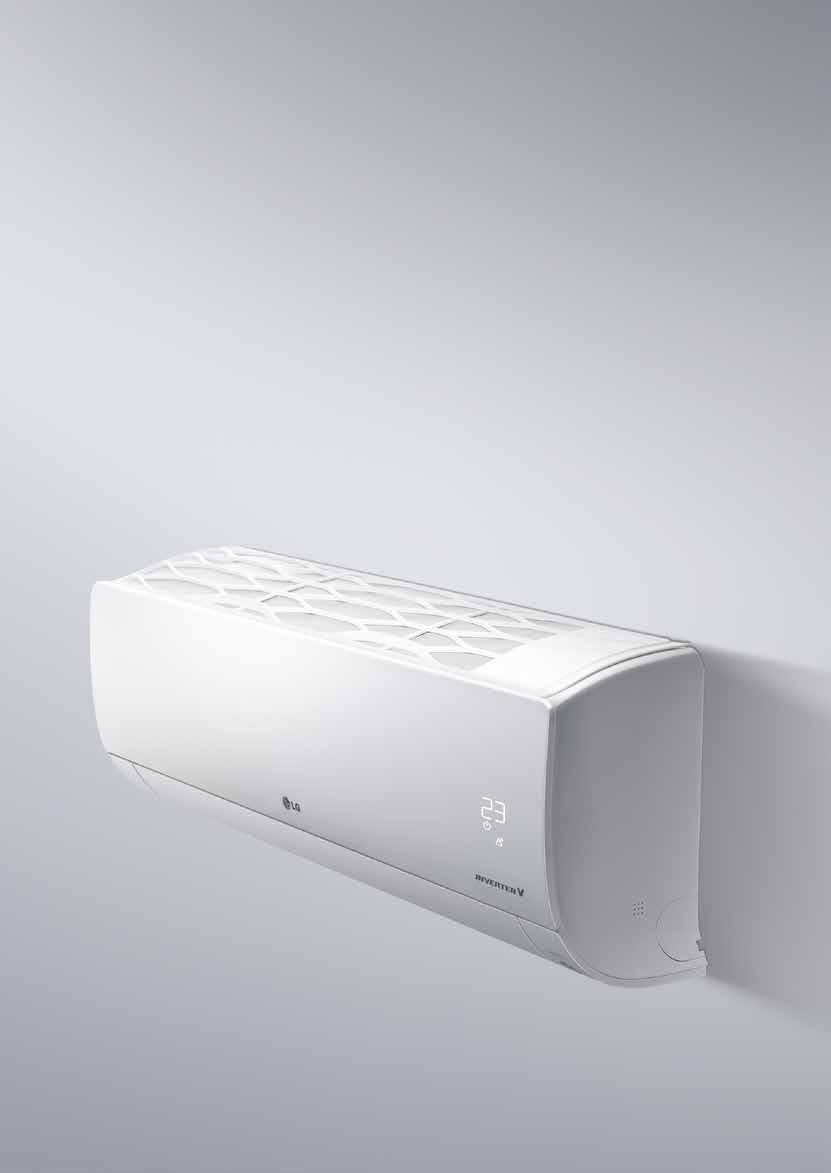 Deluxe Sirius Minimalistyczny design z wielkimi możliwościami Wzmocnienie podstawowych elementów sprawia, że zaawansowana technologia LG po raz kolejny przewodzi wśród klimatyzatorów pokojowych.