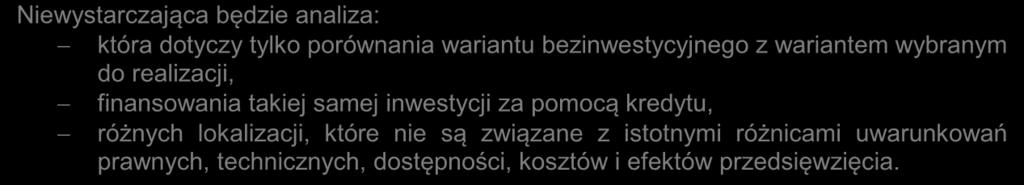 Przykładowe warianty Lokalizacja inna lokalizacja infrastruktury, stosowanie form rozproszonych" lub koncentracja w jednym obiekcie, inny sposób zapewnienia dostępu osób korzystających z oferty
