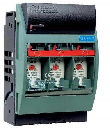 Cennik wyrobów NT-IN NT-IN Rozłączniki bezpiecznikowe skrzynkowe VDE 0660 T07/IEC/EN 6097- NT-IN NH Fuse-Switches horizontal design VDE 0660 T07/IEC/EN 6097- System Linia rozłączników