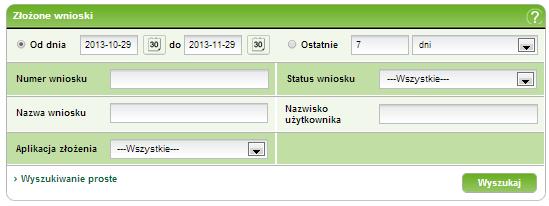 89/215215 10. Informacje Aby uzyskać bardziej szczegółowe wyniki wyszukiwania skorzystaj z wyszukiwania zaawansowanego (naciśnij odnośnik Wyszukiwanie zaawansowane).