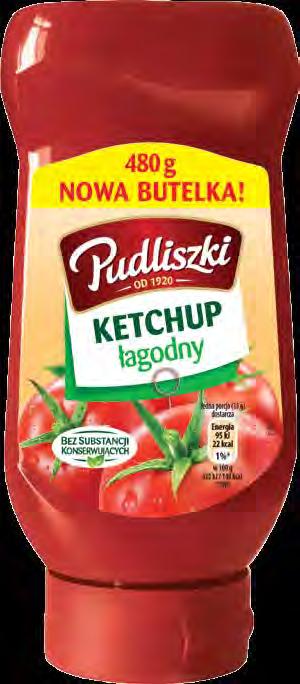 Ketchup Pudliszki łagodny pikantny
