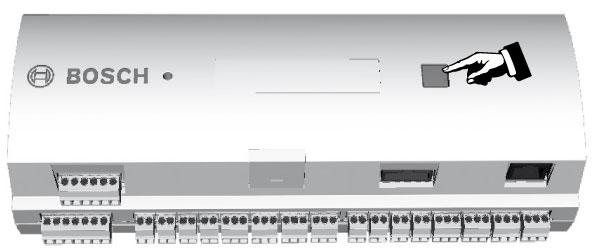 34 pl Obsługa AMC2 Modular Controller 5 Obsługa 5.1 Wyświetlacz stanu urządzenia AMC2 Wyświetlacz ciekłokrystaliczny pokazuje informacje o stanie urządzenia AMC2-4R4.