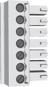 AMC2 Modular Controller Dodatki pl 43 1 Zasilacz, DC+ (10 30 V) 2 Ekran 3 Zasilacz (0 V) 4 Zasilacz UPS (sygnał obecności zasilania) AC 5 Zasilacz UPS (sygnał obecności zasilania) akumulator 6