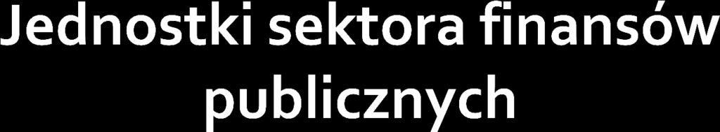 podmioty finansowane ze środków publicznych, których przedmiotem działalności jest wykonywanie zadań publicznych; formy