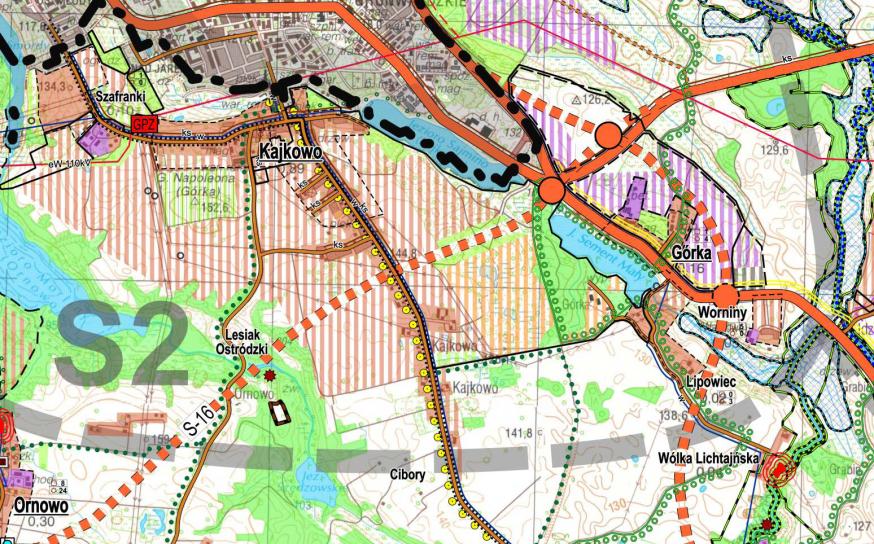 Zmiana miejscowego planu zagospodarowania gminy Ostróda terenu części obrębu: Kajkowo, Górka i Lipowiec Załącznik Nr 1 do Uchwały Nr VIII/59/2015 Rady Gminy Ostróda z dnia 19 czerwca 2015 r.