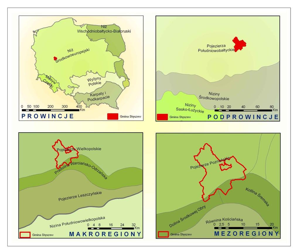 Ryc. 2 Położenie fizycznogeograficzne