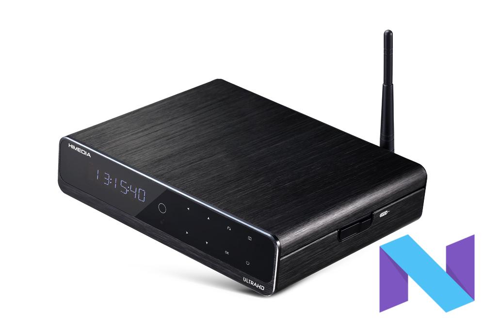 HiMedia Q10 Pro Android TV Box, Nougat z 7.1 HD-audio downmix,dts, DD - passthrough(spdif) oraz Dolby TrueHD, DTS MA, Dolby Atmos - na HDMI passthrough, Obsługa 4kx2k HDR 10 bit,3d BD-ISO, H.