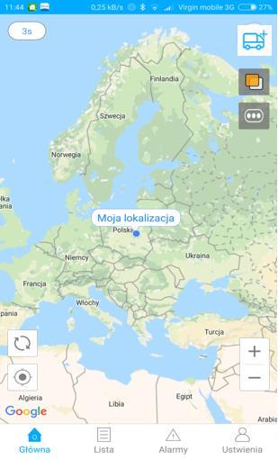 1) Po pobraniu i zainstalowaniu aplikacji należy utworzyć nowe konto za pomocą