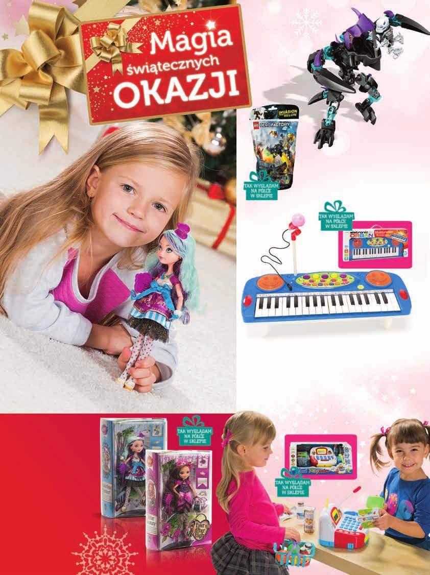 szczegóły konkursu na www.intermarche.pl tylko w poniedziałek 1 grudnia 30 zł 99 00 129,00 LALKA EVER AFTER HIGH MATTEL Royalsi Rebelsi różne lalki wym.