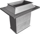 AKCESORIA DACHOWE Roof accessories CD CDI Cokół dachowy pod podstawę typ B RECTANGULAR MUFFLE FOR TYPE B ROOF BASES D Wymiar cokołu muffle Dimension * nieizolowany not insulated [CD] izolowany