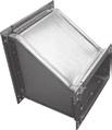 As a standard, elements are made of galvanized steel with frames in order to allow for easier assembly.