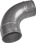 GALANTERIA WENTYLACYJNA VENTILATION ACCESSORIES KTL KSE Kolano tłoczone PRESSED BEND [KTL] Kolano segmentowe