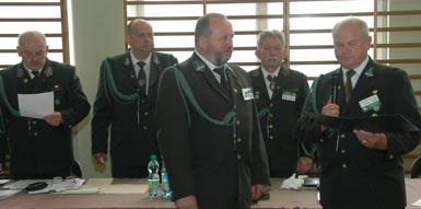 Od prawej: Jerzy Szołtys, Martyna Sobczak, Janusz Mandryk, Zdzisław Korzekwa, Marzena Manuszewska Po prawej: