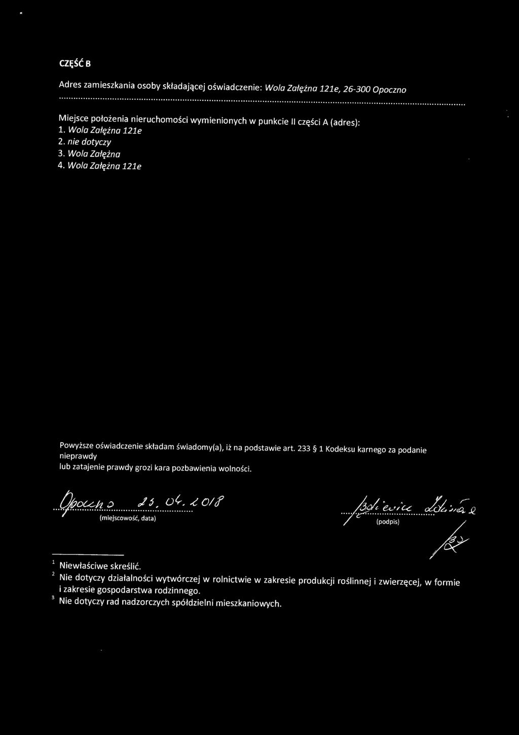 .~: :e alf id &_,/ ~~ &,:, ;; J2.?- (miejscowość, data) (podpis) ~,;) ~ - 1 2 3 Niewłaściwe skreślić.