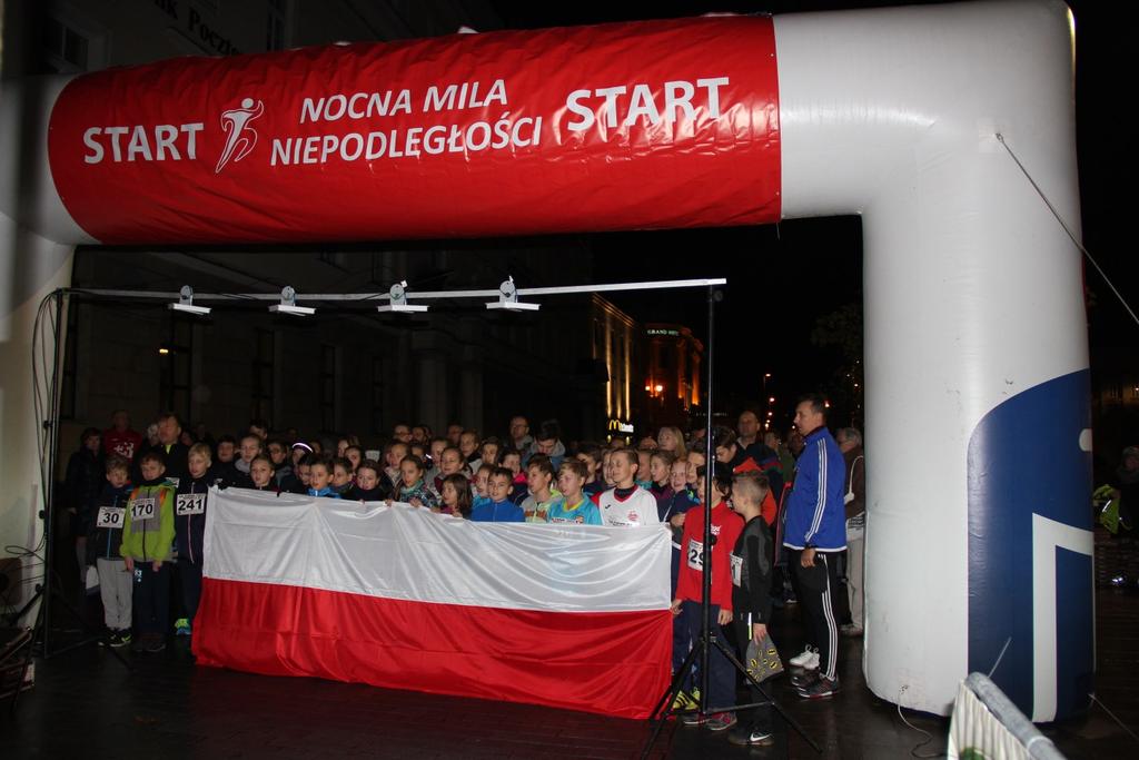 UCZCILI NIEPODLEGŁĄ W Narodowe Święto Niepodległości wieczorem Lublinianie wzięli udział w 2. Nocnej Mili Niepodległości.