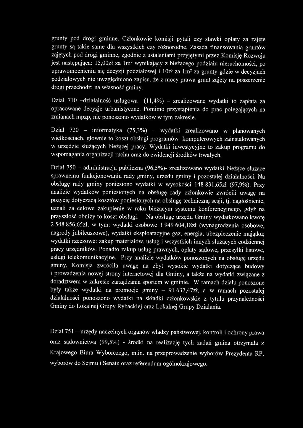 uprawomocnieniu się decyzji podziałowej i lozł za lm 2 za grunty gdzie w decyzjach podziałowych nie uwzględniono zapisu, że z mocy prawa grunt zajęty na poszerzenie drogi przechodzi na własność gminy.