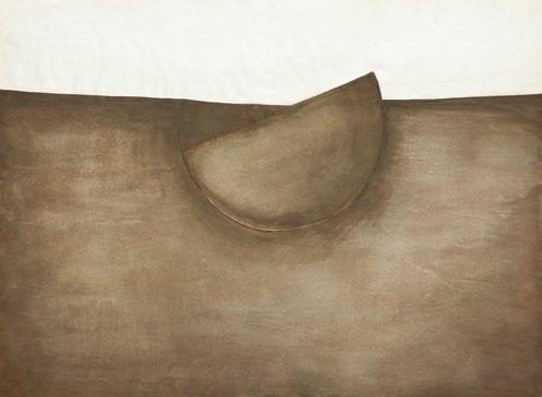 150 Teresa Murak (ur. 1949 r., Kiełczewice) Dla ziemi I, 1986 r. gwasz, akwarela/papier, 47,7 x 65 cm sygnowany i da