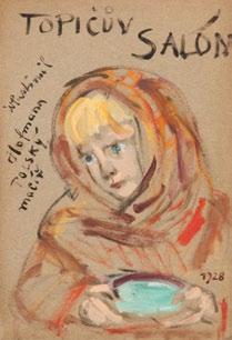 : '1928' Cena wywoławcza: 2 000 zł Estymacja 3 000 4 000 41 Wlastimil Hofman (1881 Praga 1970 Szklarska Poręba) Portret dziewczynki,