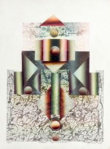 97 Tadeusz Łapiński (ur. 1928 r., Rawa Mazowiecka) Space butterfly, 1996 r.