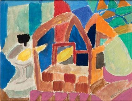 114 Jan Wodyński (1903 Jasło 1988 Warszawa) Martwa natura akwarela, ołówek/papier, 45,5 x 59 cm (w