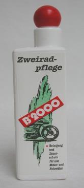B 2002-0300 300 ml Opakowanie / 24 stk B 2000 LEDERPFLEGE LOTION B 2000 PŁYN DO PIELĘGNACJI TAPICERKI SKÓRZANEJ Środek do czyszczenia i pielęgnacji elementów skórzanych.