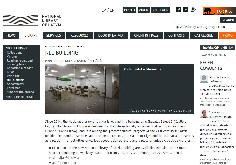 (Zob.: National Library of Latvia: NLL building.