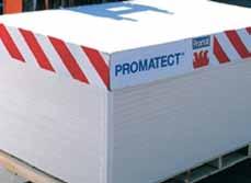 Grubość płyt mm Format standardowy mm PROMATECT -XS λ = 0,25 W/mK Ciężar (w stanie suchym) kg/m² ρ = 900 kg/m³ Ilość płyt na palecie szt.