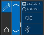 VITA Easyshade V Pierwsze uruchomienie urządzenia Dotknij najwyżej położonego pola, w którym pojawi