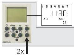 Zawór AquaStar E3000/E6000 Instrukcja uytkowania Zawór AquaStar E3000/E6000 Instrukcja uytkowania 7. aby aktywowa AUS, dwukrotnie wcisn klawisz Po zaprogramowaniu godziny wczania, wcisn.