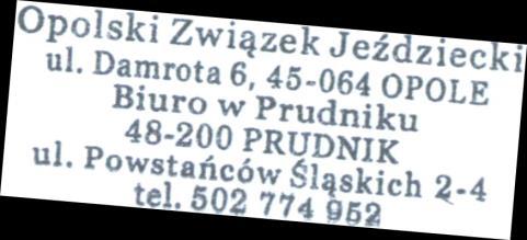 Organizator zastrzega sobie prawo do zmian programu z zachowaniem klas konkursów Propozycje zatwierdzone przez OZJ dn. 16.05.2018r.