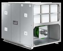 Natomiast centrale podwieszane VVS005s VVS030s swoim wydatkiem obejmują zakres od 150 m 3 /h do 3300 m 3 /h.