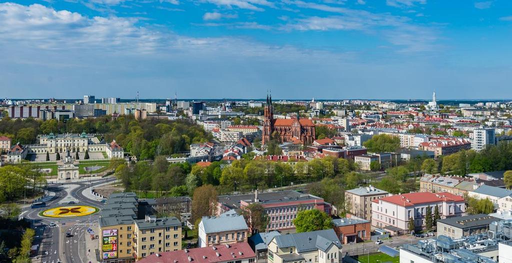 Białystok w oczach Warszawy pełno zieleni brak korków czyste powietrze