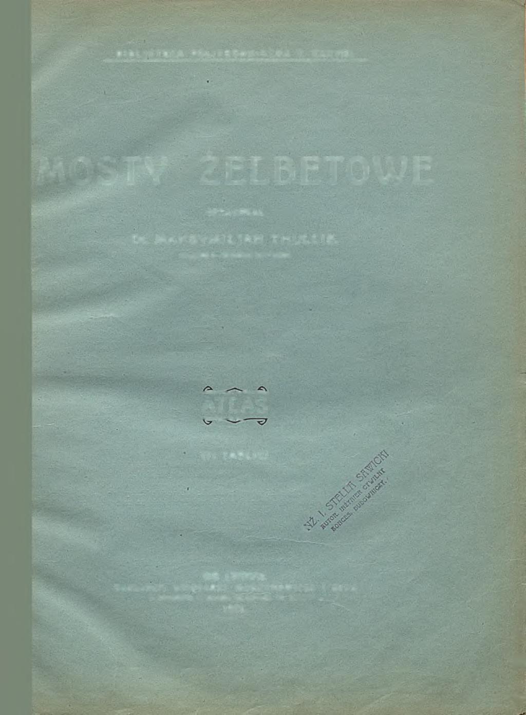BIBLJOTEKA POLITECHNICZNA T. XXXVIII.