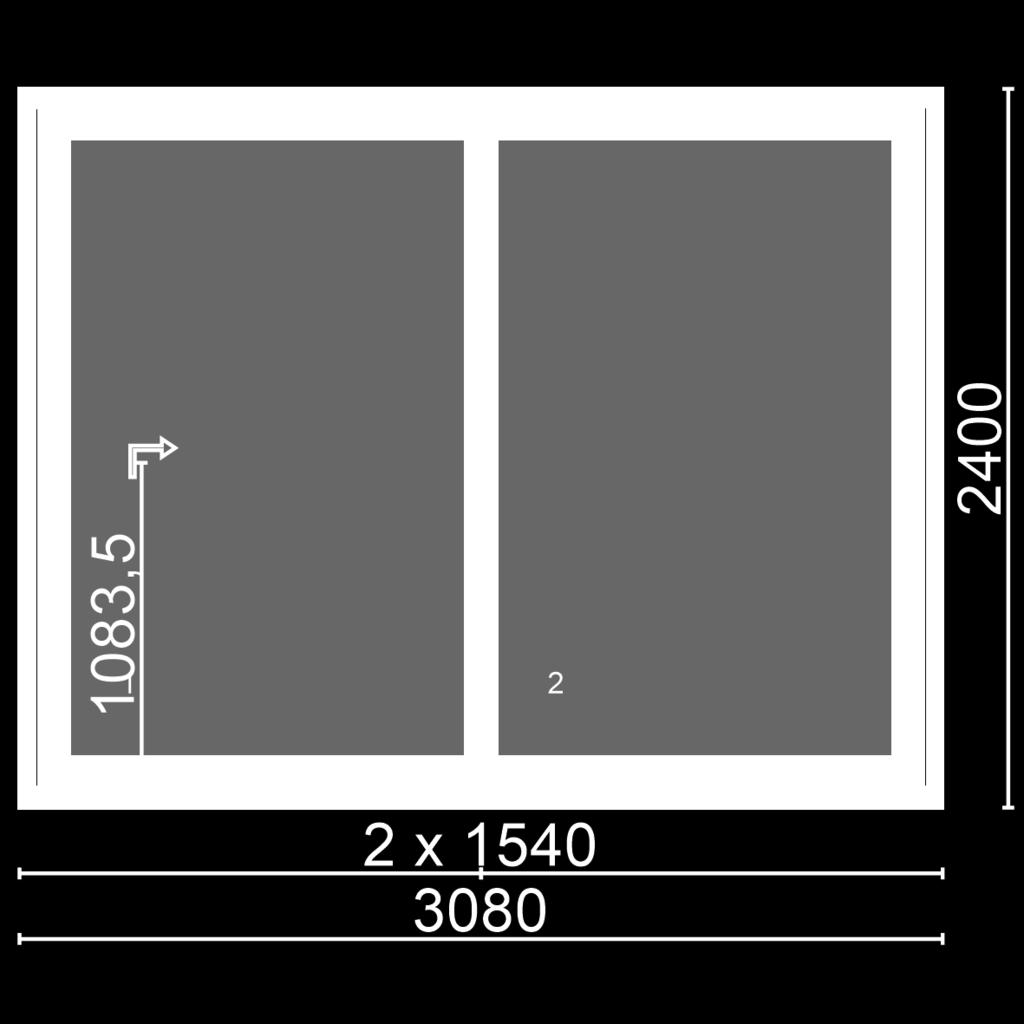 Obwód: 8,60mb 3634,50 Zł 3634,50 Zł 3 2362,43 2315,18 2199,42 2133,44 POZYCJA 17, Szer.: 3 080mm,, Wysok.: 2400mm, Produkt: HST HST VekaSlide 2-skrzydłowe Sch.