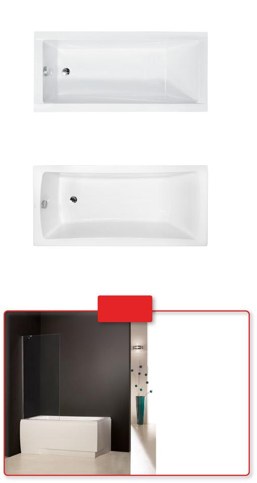 wanna Besco Modern 150 cm * 160 cm lub 170 cm za dopłatą Besco Optima 150 cm * 160 cm lub 170 cm za