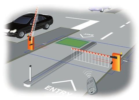 SZLABANY GARD PRZYKŁADOWA INSTALACJA DLA ZASTOSOWANIA PRZEMYSŁOWEGO GARD 6,5 m i 12 m Szlabany najwyższej klasy.