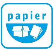 papier Wrzucamy: Opróżnione z papieru, karton, tekturę (także falistą) Katalogi, ulotki, prospekty Gazety i czasopisma Papier szkolny i biurowy, zadrukowane kartki Zeszyty, książki Papier pakowy